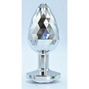 Plug Bijou IKONIK DIAMOND M 7 x 3.3cm Argent