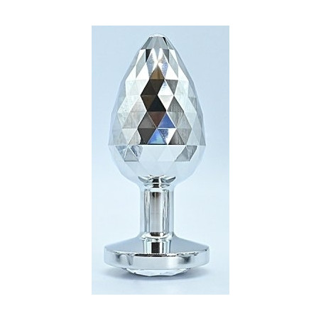 Plug Bijou IKONIK DIAMOND M 7 x 3.3cm Argent