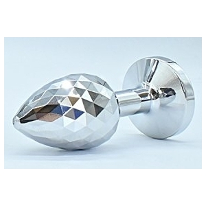 Plug Bijou IKONIK DIAMOND M 7 x 3.3cm Argent