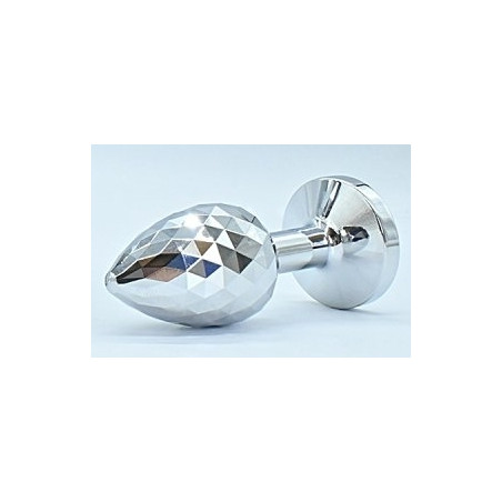 Plug Bijou IKONIK DIAMOND M 7 x 3.3cm Argent