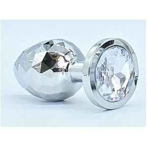 Plug Bijou IKONIK DIAMOND M 7 x 3.3cm Argent