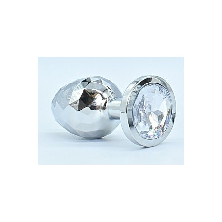 Plug Bijou IKONIK DIAMOND M 7 x 3.3cm Argent