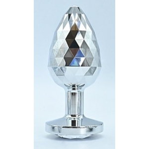 Plug Bijou IKONIK DIAMOND S 6 x 2.7cm Argent