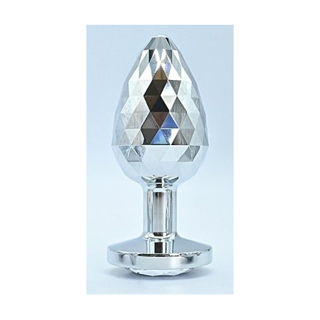 Plug Bijou IKONIK DIAMOND S 6 x 2.7cm Argent