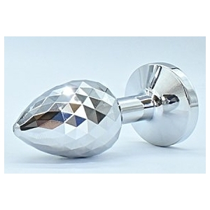 Plug Bijou IKONIK DIAMOND S 6 x 2.7cm Argent