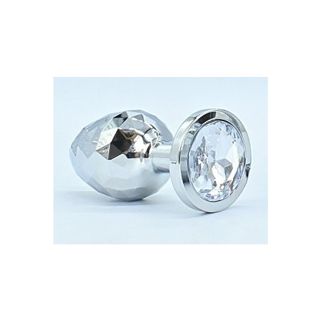 Plug Bijou IKONIK DIAMOND S 6 x 2.7cm Argent