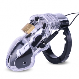 Cage de chasteté électro CHASTITY SHOCK avec Contrôleur 2