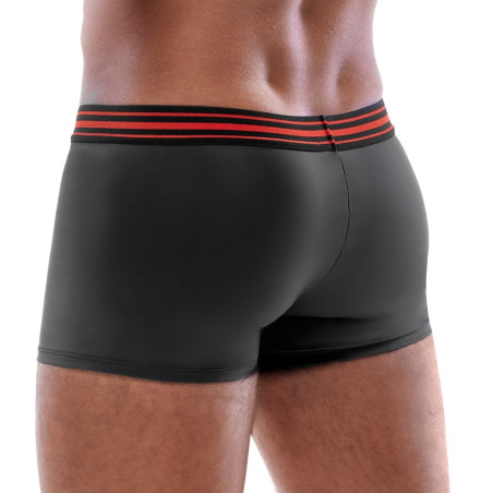 Boxer avec zip TILLIO noir et rouge de SvenJoyMent