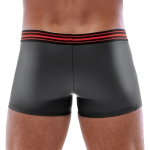Boxer avec zip TILLIO noir et rouge de SvenJoyMent