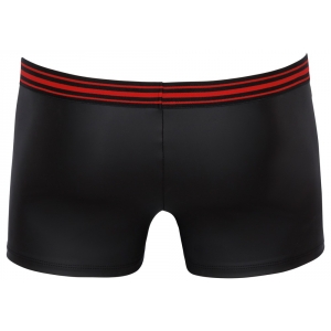 Boxer avec zip TILLIO noir et rouge de SvenJoyMent