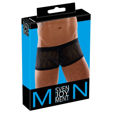 Boxer sexy avec des boutons TUNIO Noir de SvenJoyMent
