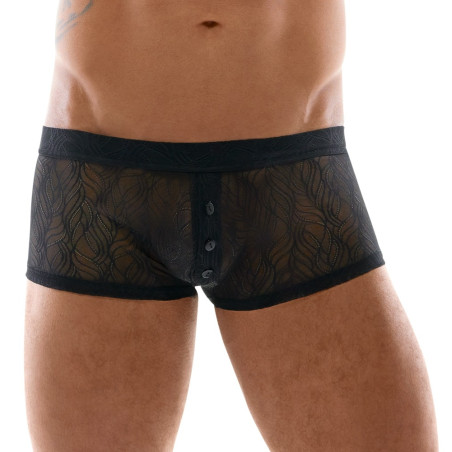 Boxer sexy avec des boutons TUNIO Noir de SvenJoyMent