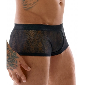 Boxer sexy avec des boutons TUNIO Noir de SvenJoyMent