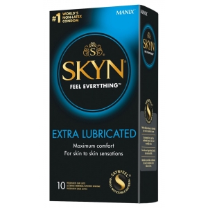 Préservatifs sans latex MANIX SKYN 53 mm x10 | Extra lubrifiés