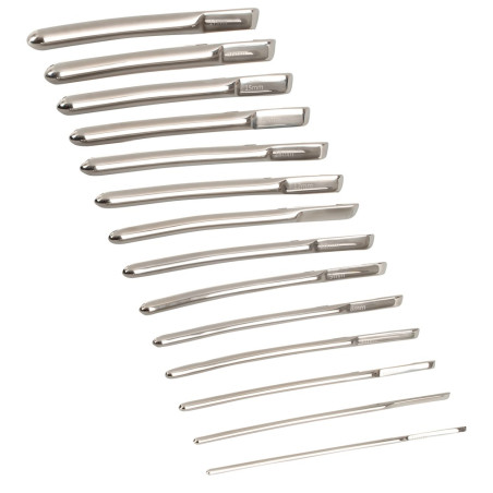 Kit de 14 Tiges d'urètre DILATOR PROGRESS - 4 à 17 mm