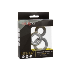 Lot de 3 Cockrings LINK UP Gris Ronds 2