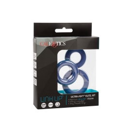 Lot de 3 Cockrings LINK UP Bleus 2