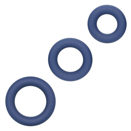 Lot de 3 Cockrings LINK UP Bleus