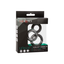 Lot de 3 Cockrings LINK UP Noirs Ronds 2