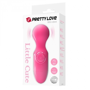 Mini Wand LITTLE CUTE Pretty Love 12cm Rose Fluo vif