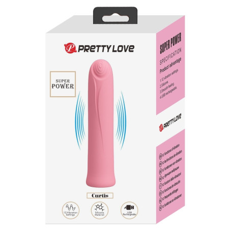 Mini-Vibro CURTIS Pretty Love 10 x 2cm Rose Clair