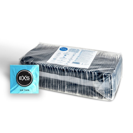 Préservatifs fins AIR THIN de EXS 56 mm | Pack de 100