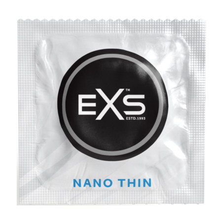 Préservatifs fins NANO THIN de EXS 53 mm | Boîte de 12