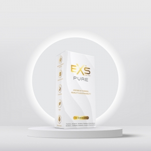 Préservatifs ultra fins PURE de EXS 53 mm | Boîte de 12