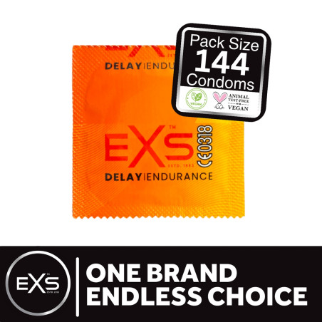 Préservatifs retardant DELAY ENDURANCE 53 mm | Pack de 144