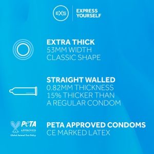 Préservatifs épais EXTRA SAFE x144