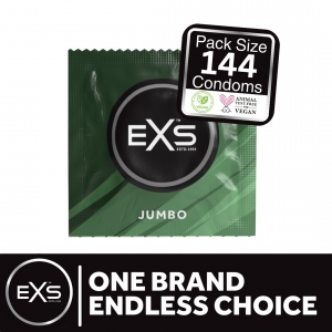 Préservatifs XXL JUMBO de EXS 69mm | Boîte de 144