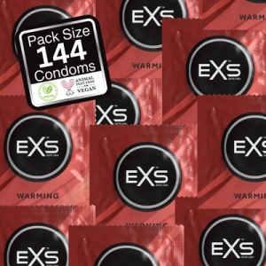 Préservatifs avec effet CHAUFFANT de EXS 54 mm x144