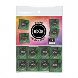 Préservatifs XXL JUMBO de EXS 69 mm | Pack de 24
