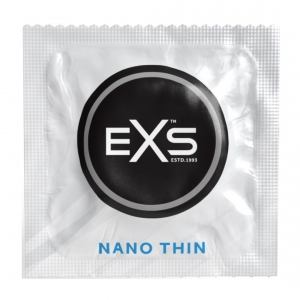 Préservatifs fins NANO THIN de EXS 53 mm | Boîte de 3