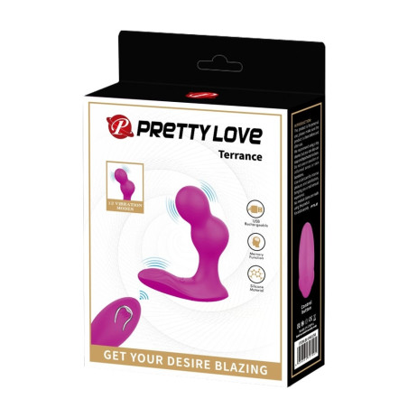 Stimulateur point G TERRANCE Rose de Pretty Love