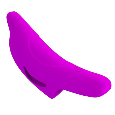 Gaine de Doigt Vibrante DELPHINI Pretty Love 7 x 3cm Fuchsia