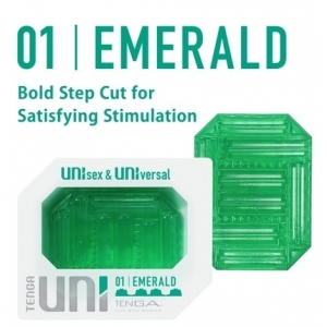 Gaine de masturbation UNI 01 EMERALD par Tenga