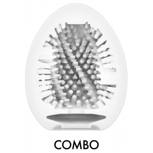 Oeuf de masturbation Tenga COMBO avec pics souples