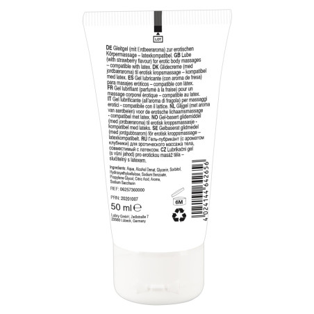 Gel de Massage FRAISE 50ml Lickit
