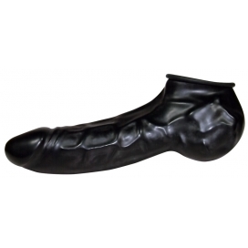 Gaine en latex pour le Pénis BE BIZARRE Noire