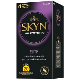 Préservatifs sans latex SKYN Elite 53 mm | Boîte de 20