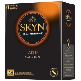 Préservatifs sans latex SKYN Large 55 mm | Boîte de 36