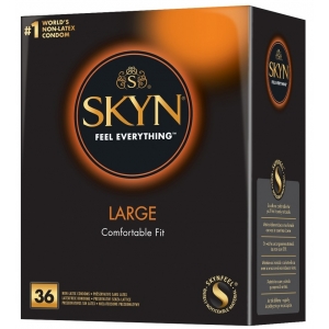 Préservatifs sans latex SKYN Large 55mm x36
