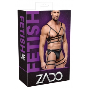 Harnais En Cuir Torse et Cuisses LEATHERSET M/L