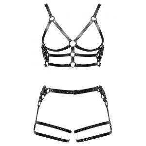 Harnais En Cuir Torse et Cuisses LEATHERSET M/L
