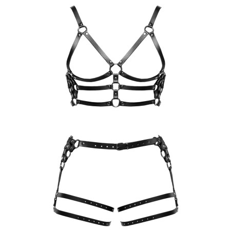 Harnais En Cuir Torse et Cuisses LEATHERSET M/L
