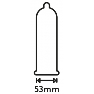 Préservatifs en latex ORIGINAL 53 mm | Boîte de 12