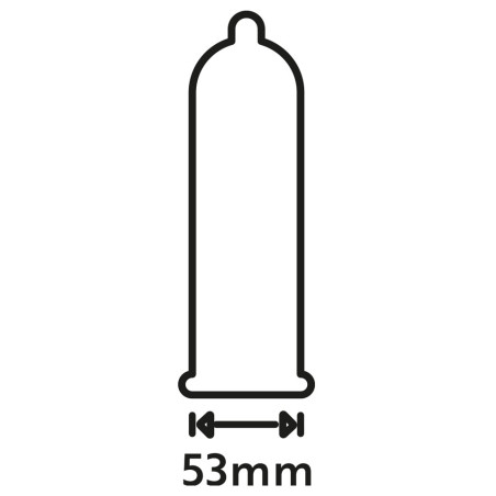 Préservatifs en latex ORIGINAL 53 mm | Boîte de 12