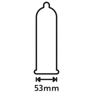 Préservatifs en latex ORIGINAL 53 mm | Boîte de 48