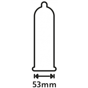 Préservatifs en latex ORIGINAL 53 mm | Pack de 100